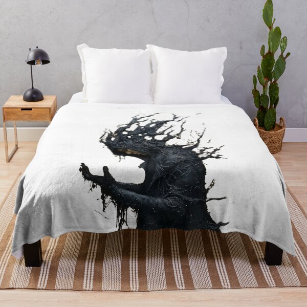 Item preview, Shadowed Visage: Creepy Dark Figure designed and sold by ShadowAndSlate.