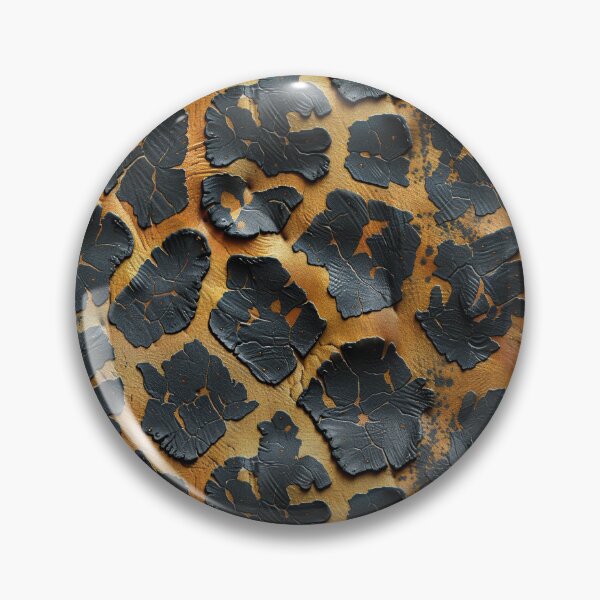 Item preview, Abstract Black and Orange Cracked Texture Pattern designed and sold by NTGUILTY.