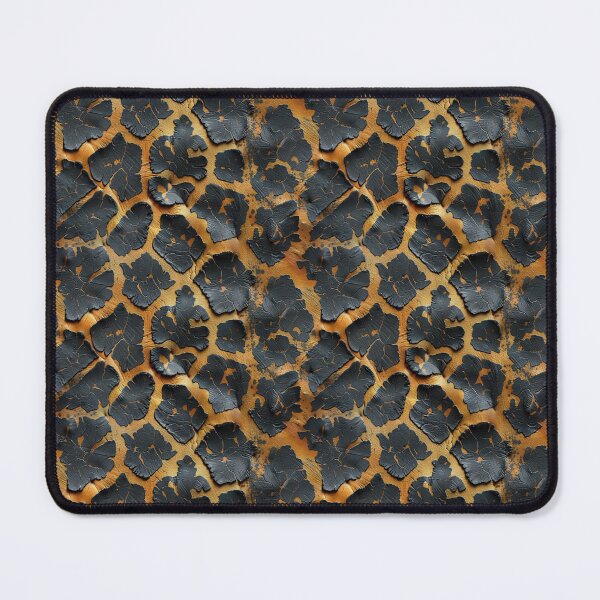 Item preview, Abstract Black and Orange Cracked Texture Pattern designed and sold by NTGUILTY.