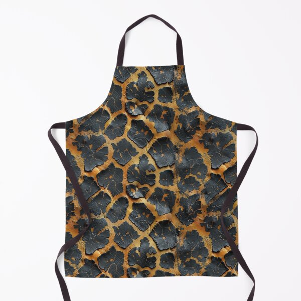 Item preview, Abstract Black and Orange Cracked Texture Pattern designed and sold by NTGUILTY.