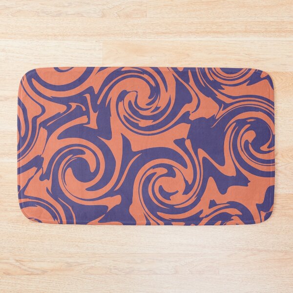 Item preview, Deep Purple and Coral Swirl Pattern designed and sold by Owcomm.