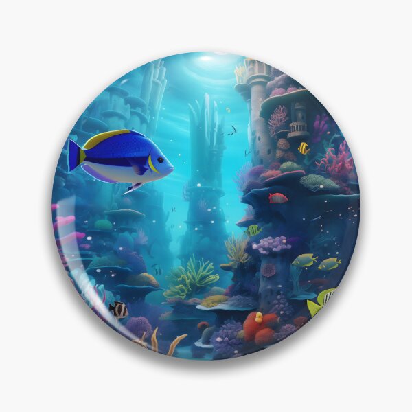 Item preview, Whispers of the Sea: Discovering the Dreamy Elegance of Underwater Beauty designed and sold by DrawnThreads.