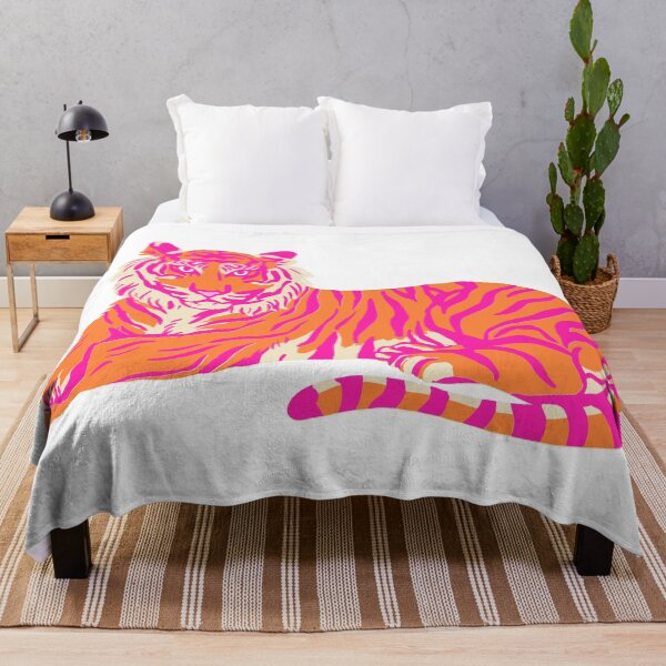 Item preview, Tigre rosa y naranja designed and sold by jagaskin25.
