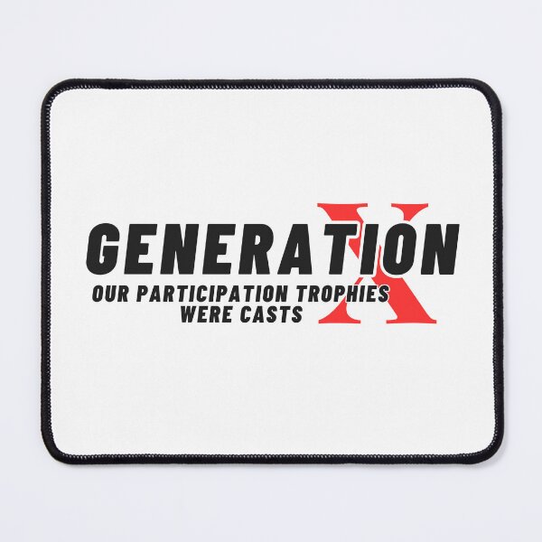 Item preview, Generation X participation trophy designed and sold by MidwayMerch.