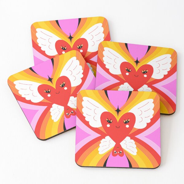 Item preview, Love in Flight backgrounds modern illustration designed and sold by ART ATTACK ZONE.