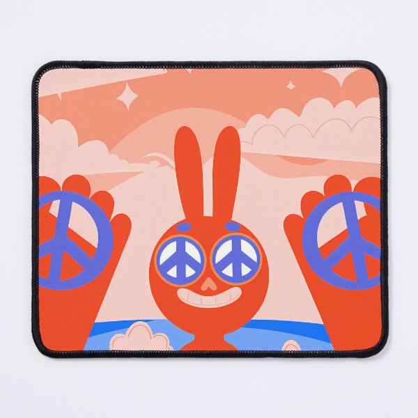 Item preview, Peaceful Bunny contemporary art creative expression designed and sold by ART ATTACK ZONE.