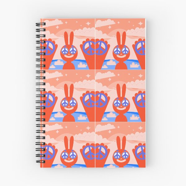Item preview, Peaceful Bunny contemporary art creative expression designed and sold by ART ATTACK ZONE.