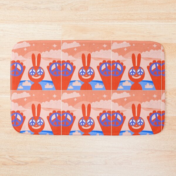 Item preview, Peaceful Bunny contemporary art creative expression designed and sold by ART ATTACK ZONE.