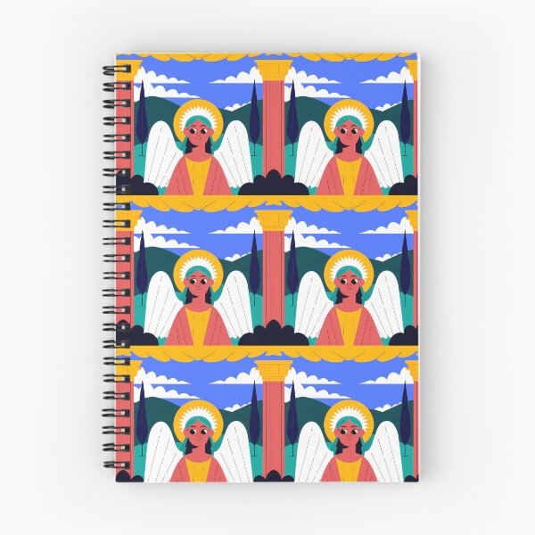 Item preview, Heavenly Guardian vibrant colors whimsical art playful designs designed and sold by ART ATTACK ZONE.