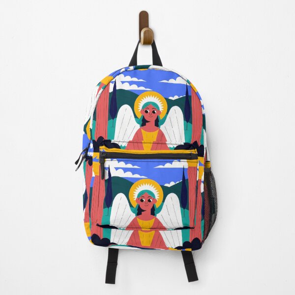 Item preview, Heavenly Guardian vibrant colors whimsical art playful designs designed and sold by ART ATTACK ZONE.