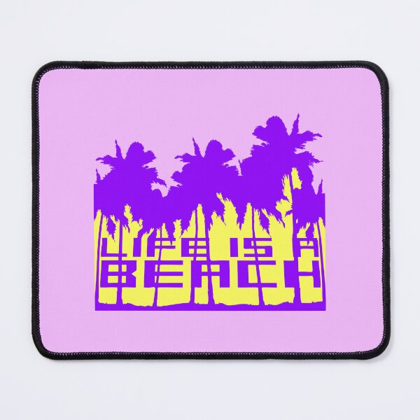 Item preview, Life Is A Beach Palm Trees Life Is A Beach Saying designed and sold by shirt-o-mat.