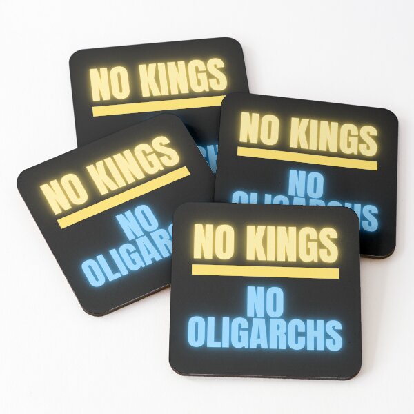 Item preview, no kings no oligarchs designed and sold by TEEJAMBOREE.
