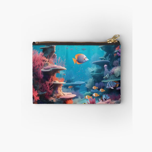 Item preview, Coral Kaleidoscope: A Dreamy Underwater Symphony designed and sold by DrawnThreads.