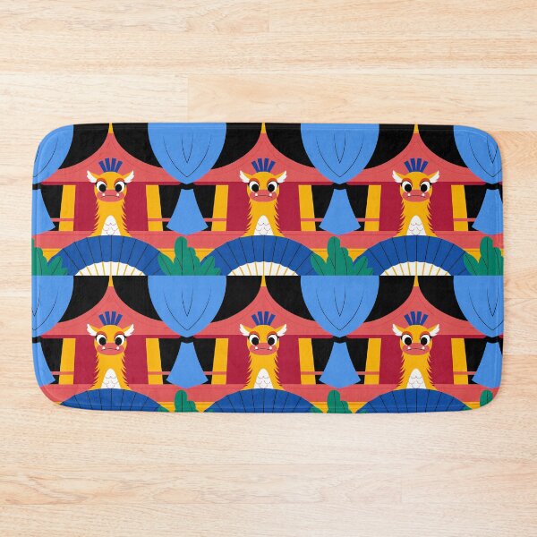 Item preview, Mystical Dragon by the Pagoda digital illustration designed and sold by ART ATTACK ZONE.