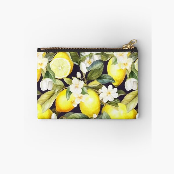 Item preview, Sicilian Lemon Blossoms Pattern Watercolour Dolce Vita Amalfi designed and sold by PG Illustration.