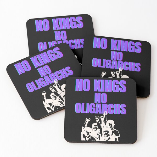 Item preview, no kings no oligarchs designed and sold by TEEJAMBOREE.