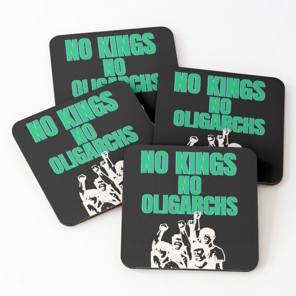 Item preview, no kings no oligarchs designed and sold by TEEJAMBOREE.
