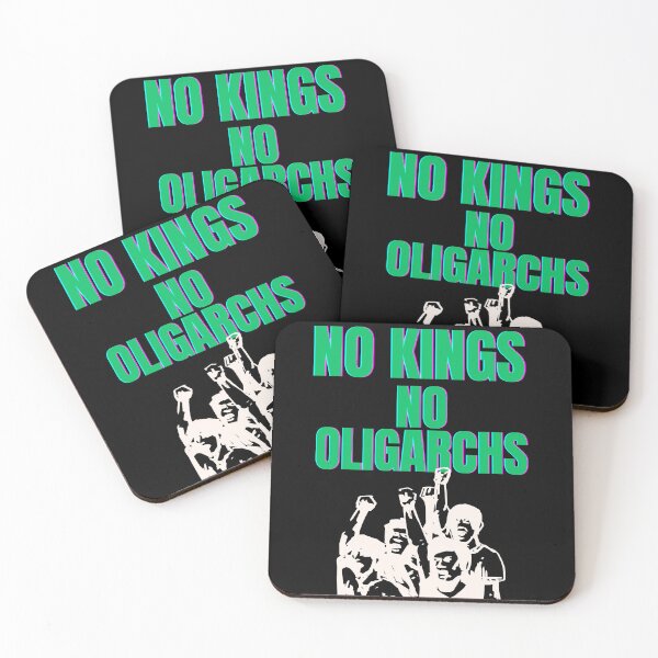 Item preview, no kings no oligarchs designed and sold by TEEJAMBOREE.
