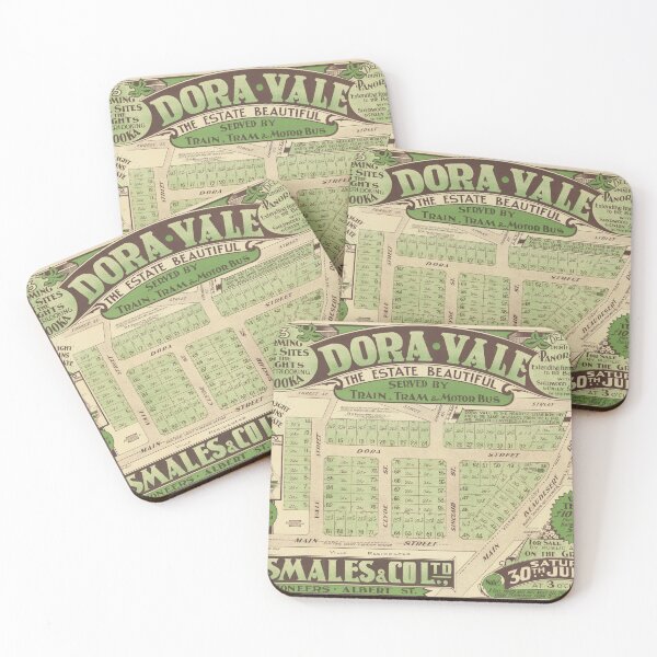 Item preview, Dora Vale Estate, Moorooka, Vintage Suburb Map, Historical Map, Real Estate Map designed and sold by housedetective.