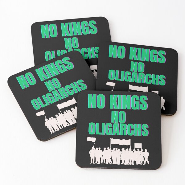 Item preview, no kings no oligarchs designed and sold by TEEJAMBOREE.