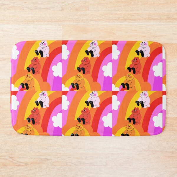 Item preview, Bears on a Rainbow Ride colorful backgrounds designed and sold by ART ATTACK ZONE.