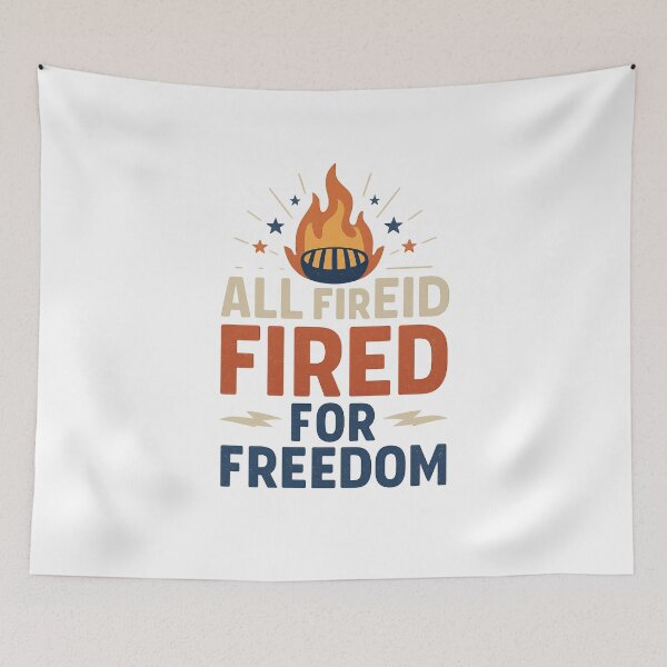 Item preview, All Fired Up for Freedom designed and sold by ALITOPRINCE.