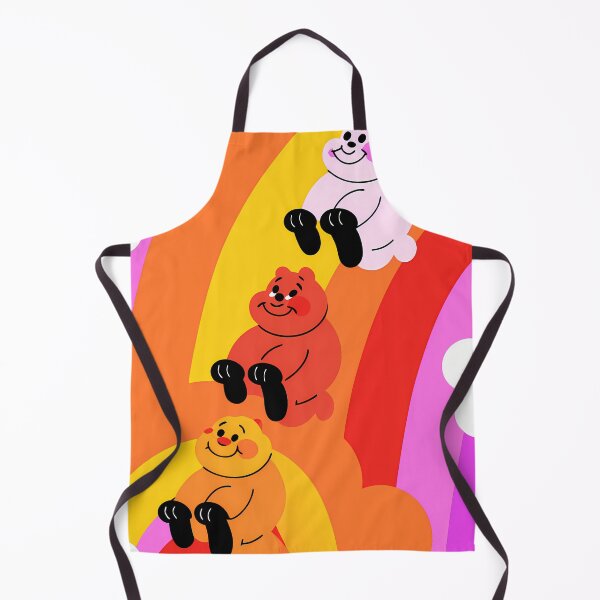 Item preview, Bears on a Rainbow Ride colorful backgrounds designed and sold by ART ATTACK ZONE.