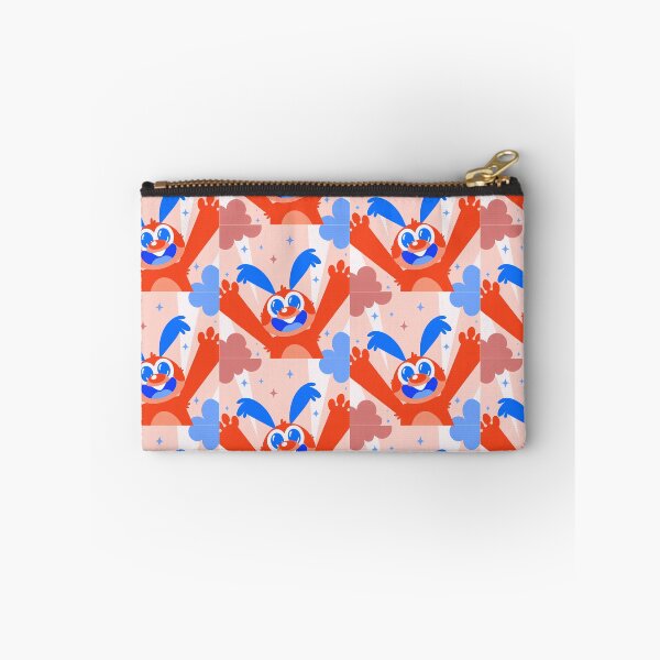 Item preview, Excited Bunny Celebrates Red Blue ORange White designed and sold by ART ATTACK ZONE.