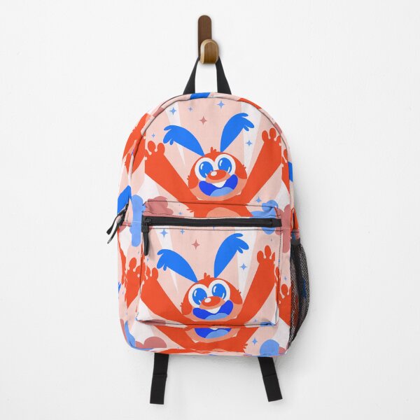 Item preview, Excited Bunny Celebrates Red Blue ORange White designed and sold by ART ATTACK ZONE.