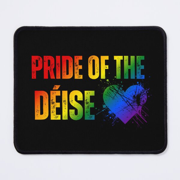 Item preview, Pride of the Déise, Waterford Classic Pride Flag colors, Rainbow color pride LGBTQ graphic, Pride unisex, Pride festival, gay festival, LGBTQ, Equal Rights, Waterford, Ireland, designed and sold by PrideBeProud.