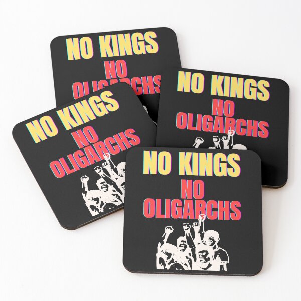 Item preview, no kings no oligarchs designed and sold by TEEJAMBOREE.