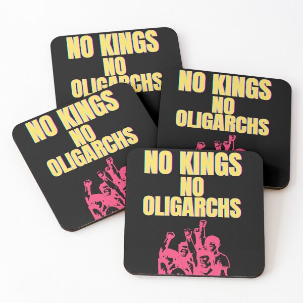 Item preview, no kings no oligarchs designed and sold by TEEJAMBOREE.