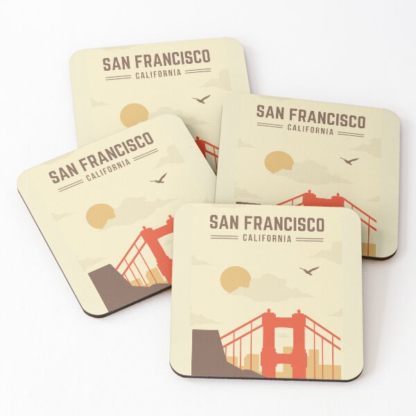 Artikelvorschau, San Francisco Reiseplakat entworfen und verkauft von Rue Market.