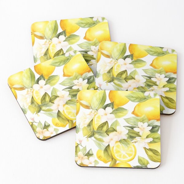 Item preview, Amalfi Coast Lemon Pattern  designed and sold by PG Illustration.