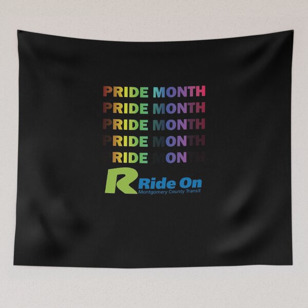 Item preview, pride month ride on montgomery county transit designed and sold by chath-tsu.
