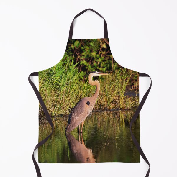 Item preview, Majestic Great Blue Heron in Wetland Habitat designed and sold by TheAnimalZ00.