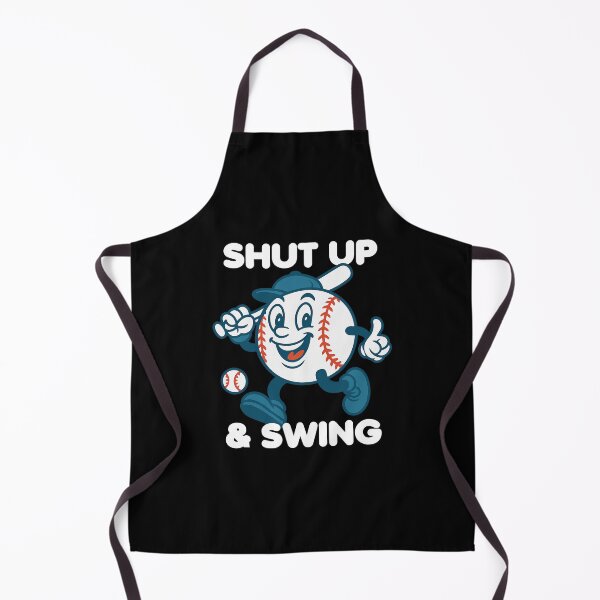 Item preview, Shut Up and Swing Funny Baseball Mascot #2 designed and sold by SalahBlt.