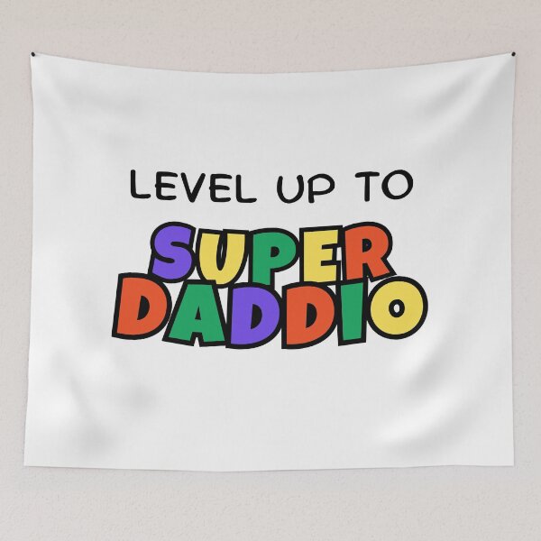 Item preview, Super Daddio Funny First Fathers Day Gift for Gamer Daddy designed and sold by SaavedraDesign.