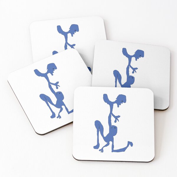 Item preview, Blue Elong Man, Abstract Man, Artwork, Psychology designed and sold by AASparksDesigns.