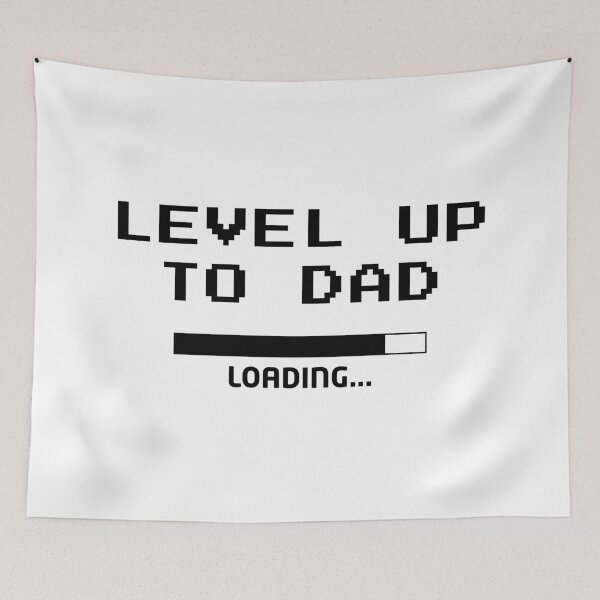 Item preview, First Fathers Day Gift Retro Level Up To Dad For a Geeky Dad designed and sold by SaavedraDesign.