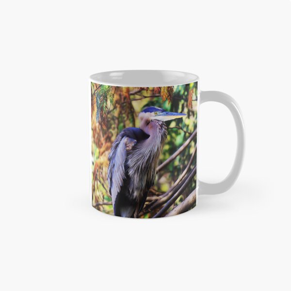 Item preview, Portrait of Great Blue Heron on Tree Branch designed and sold by TheAnimalZ00.