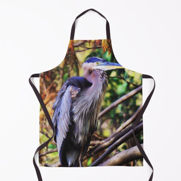 Item preview, Portrait of Great Blue Heron on Tree Branch designed and sold by TheAnimalZ00.