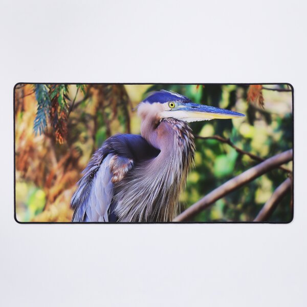 Item preview, Portrait of Great Blue Heron on Tree Branch designed and sold by TheAnimalZ00.