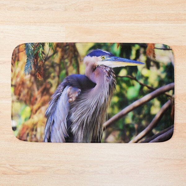 Item preview, Portrait of Great Blue Heron on Tree Branch designed and sold by TheAnimalZ00.