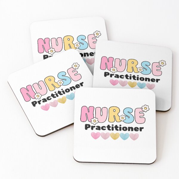 Item preview, Nurse practitioner cute design with flowers and hearts  designed and sold by ClickATee Store .