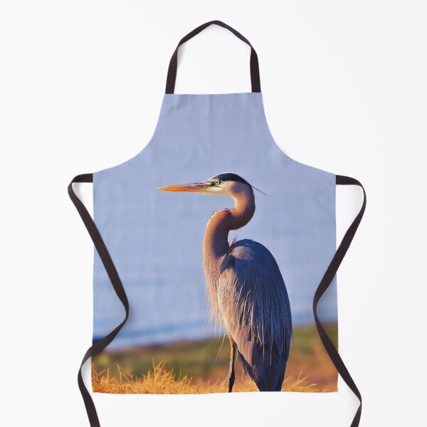 Item preview, Elegant Great Blue Heron on Shoreline at Sunset designed and sold by TheAnimalZ00.