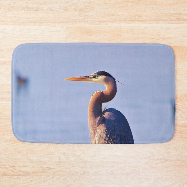 Item preview, Elegant Great Blue Heron on Shoreline at Sunset designed and sold by TheAnimalZ00.