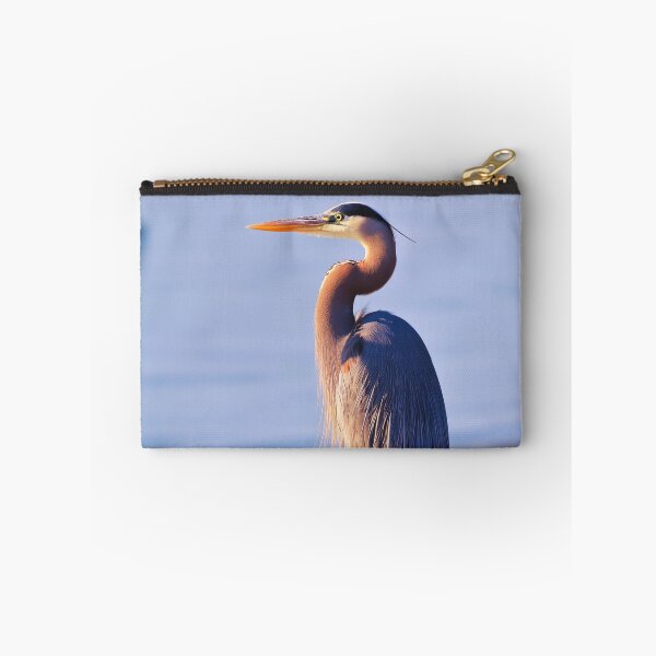Item preview, Elegant Great Blue Heron on Shoreline at Sunset designed and sold by TheAnimalZ00.