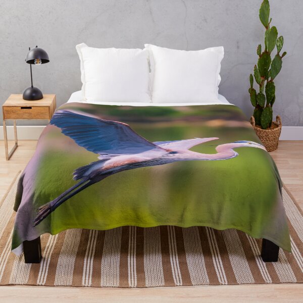Item preview, Flying Great Blue Heron designed and sold by TheAnimalZ00.