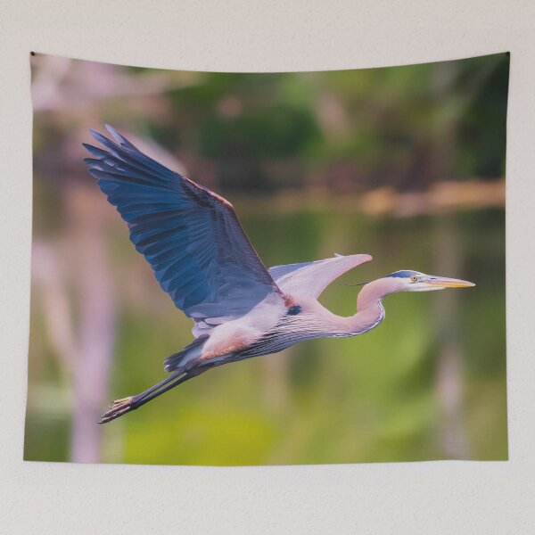 Item preview, Flying Great Blue Heron designed and sold by TheAnimalZ00.